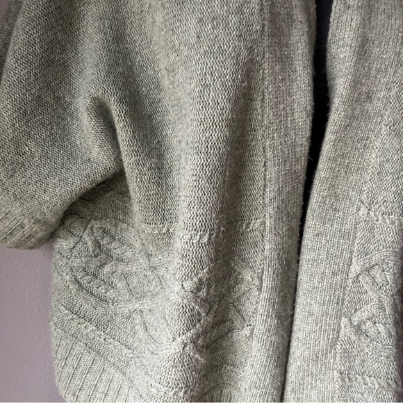 Fenn Wright Manson Green Open Cardigan Sweater XL Nylon/Angora/Wool Blend - Picture 6 of 11
